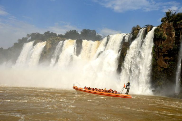 Boat Ride in Iguazu Falls.