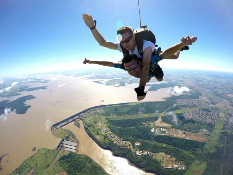 Skydiving in Iguazu