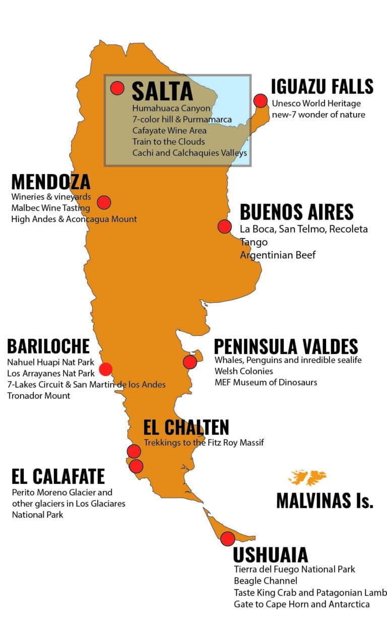 MAPA ARGENTINA DESTINOS - SLA_Mesa de trabajo 1