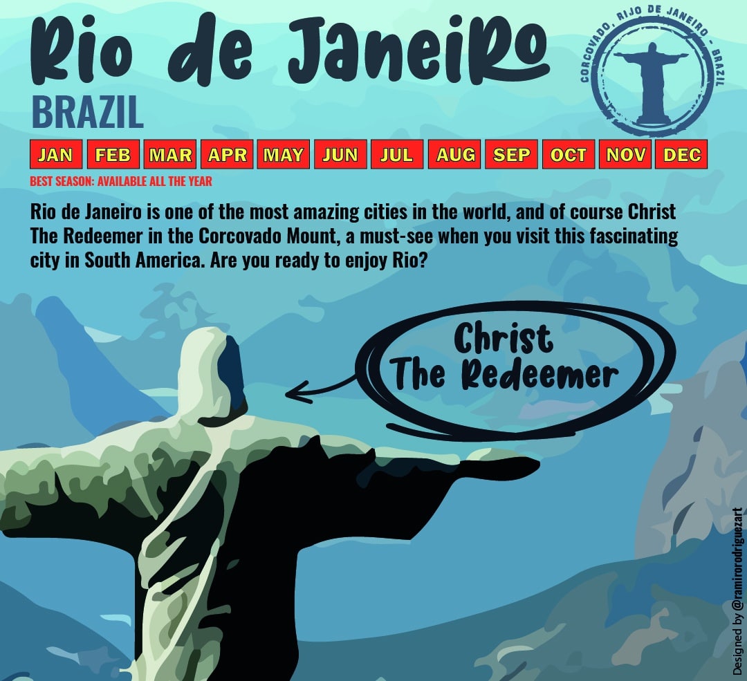 Christ the Redeemer ,when to go to Rio de Janeiro?