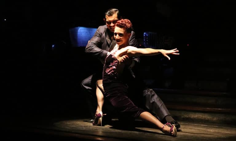 Tango show in Aljibe.