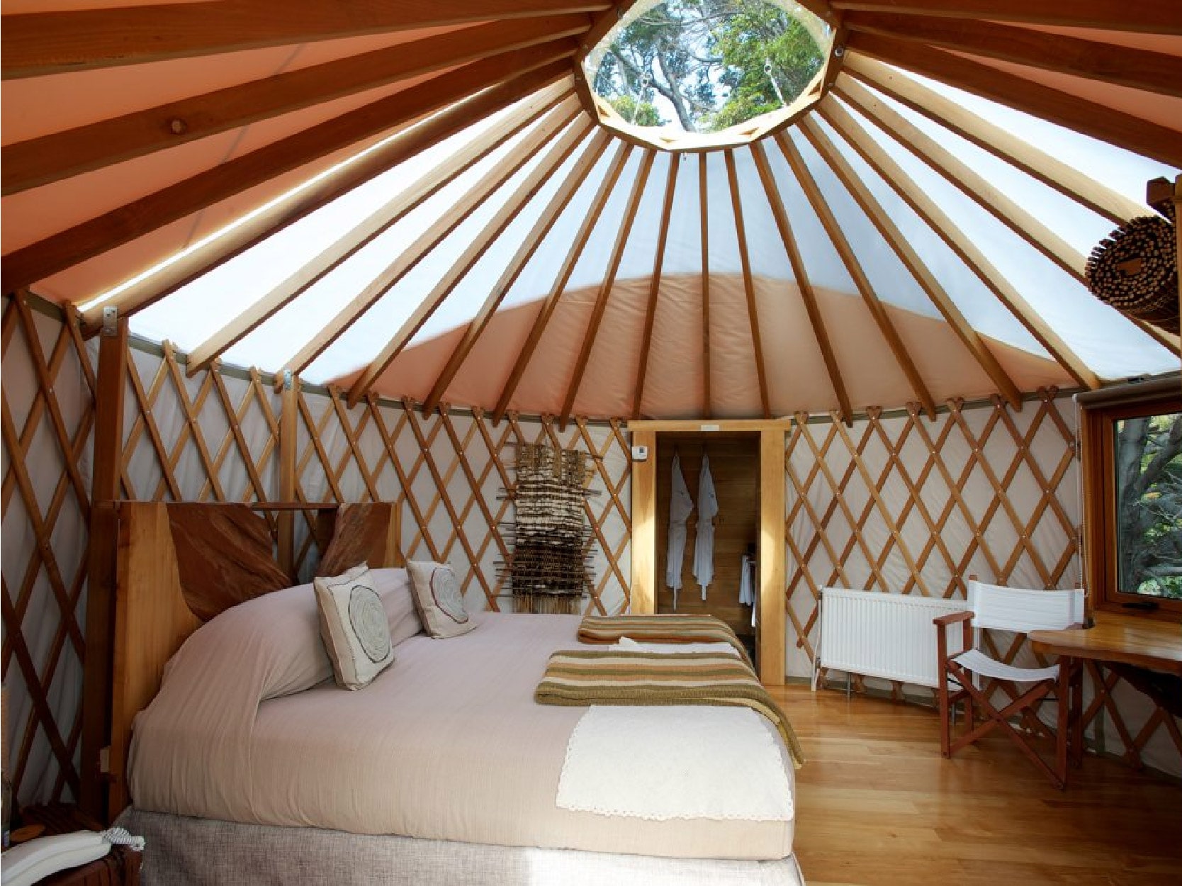 Patagonia Camp yurts