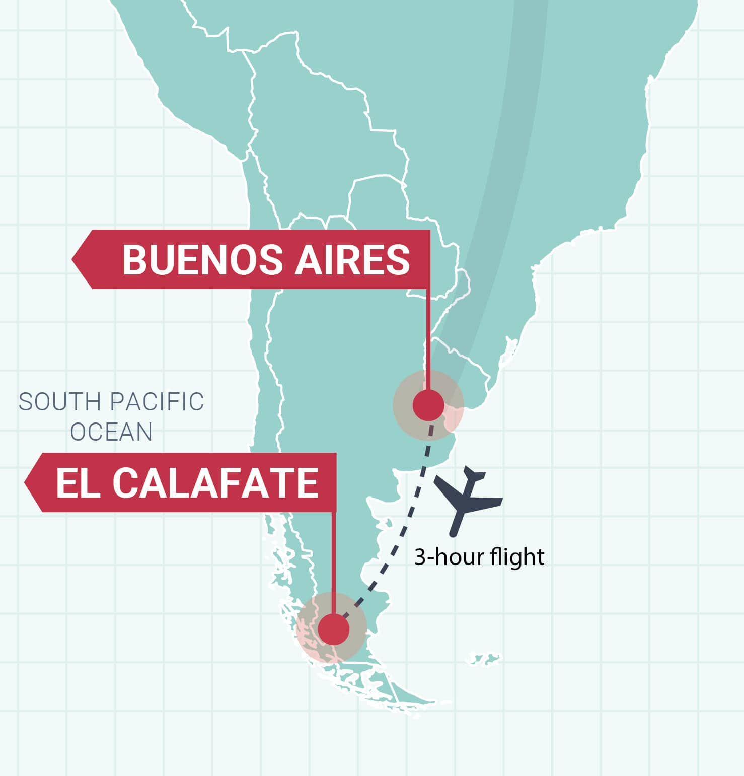 Where is Perito Moreno Glacier on the map? - RipioTurismo DMC for Argentina,  Chile and South America