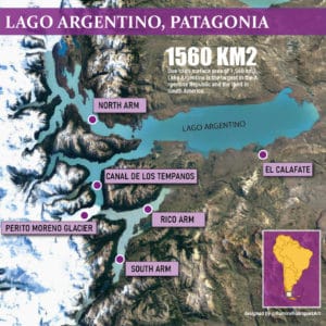 ARGENTINO LAKE in Patagonia, Argentina