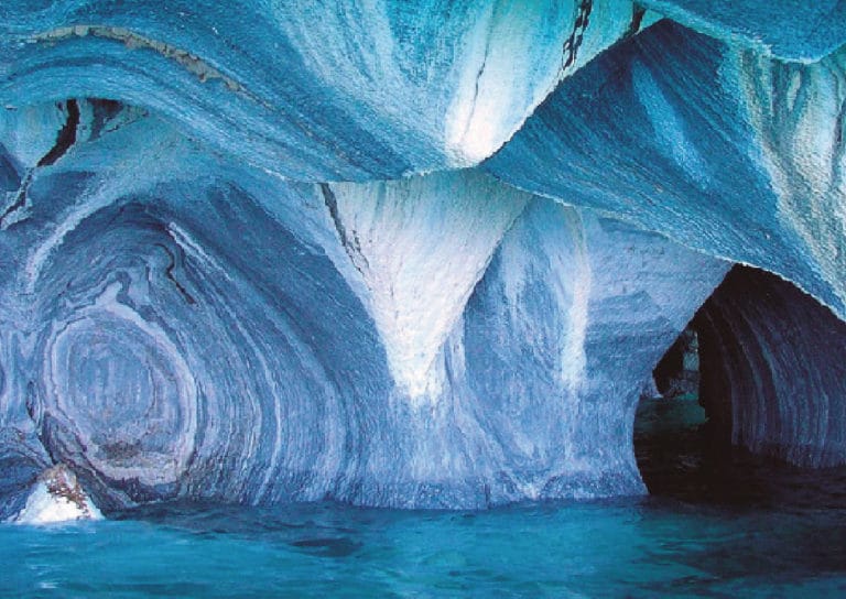 Marble Cathedral in Carretera Austral