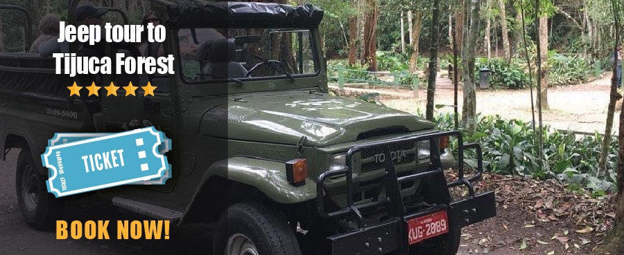 tijuca forest jeep tour ticket